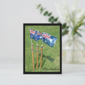 Carte Postale drapeau australien (Debout devant)