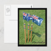 Carte Postale drapeau australien (Devant / Derrière)