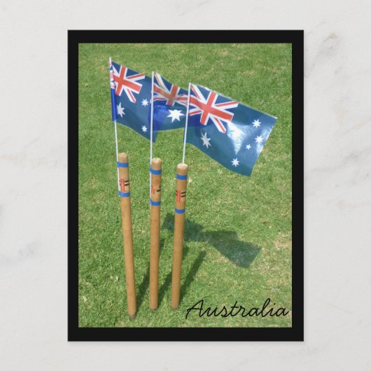 Carte Postale drapeau australien (Devant)