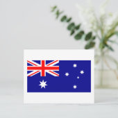 Carte postale drapeau australien (Debout devant)
