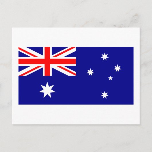 Carte postale drapeau australien (Devant)