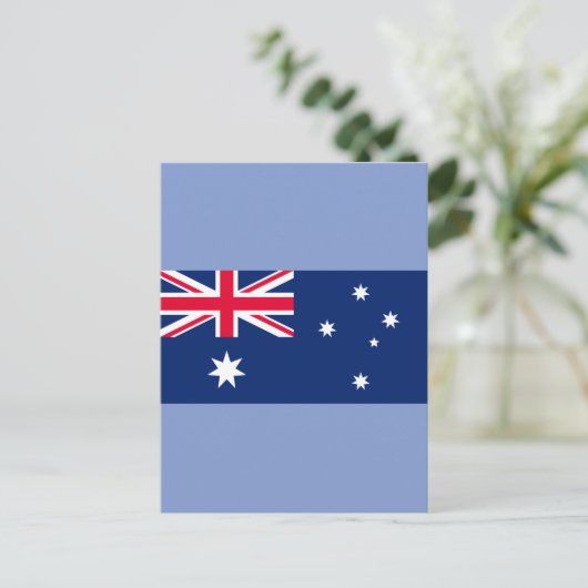 Carte Postale Drapeau australien (Debout devant)