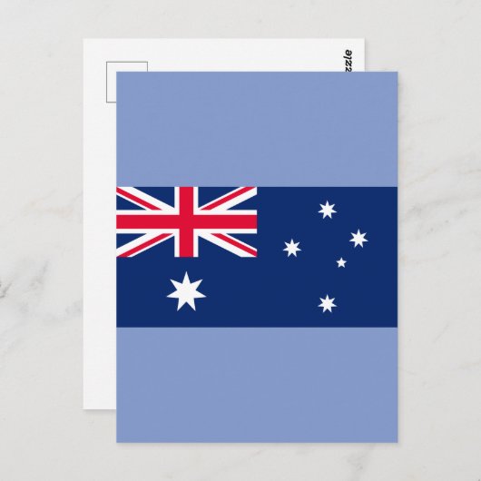 Carte Postale Drapeau australien (Devant / Derrière)
