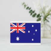 Carte Postale Drapeau australien (Debout devant)
