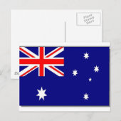 Carte Postale Drapeau australien (Devant / Derrière)
