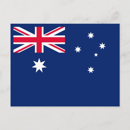 Carte Postale Drapeau australien, Drapeau de l'Australie (Devant)