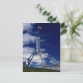 Carte Postale Drapeau australien, Parlement, Canberra, acte (Debout devant)