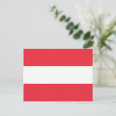 Carte postale Drapeau Autriche (Autriche) (Debout devant)