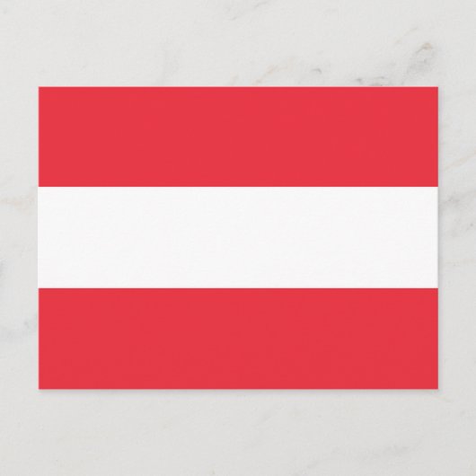 Carte postale Drapeau Autriche (Autriche) (Devant)