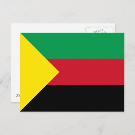 Carte Postale Drapeau Azawad (Devant / Derrière)