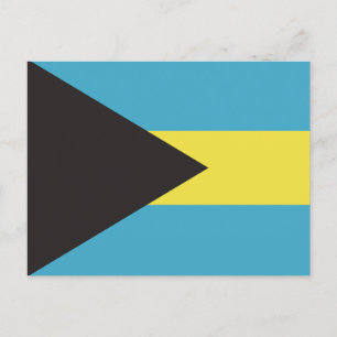 Carte Postale Drapeau Bahamas