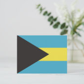 Carte Postale Drapeau Bahamas (Debout devant)