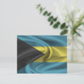 Carte Postale Drapeau Bahamas (Debout devant)