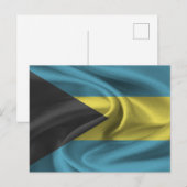 Carte Postale Drapeau Bahamas (Devant / Derrière)