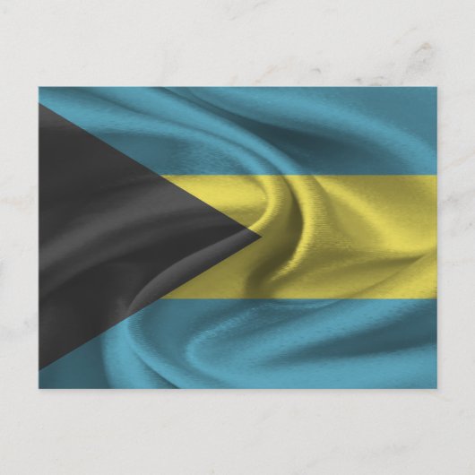 Carte Postale Drapeau Bahamas (Devant)