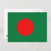 Carte postale Drapeau Bangladesh (Devant / Derrière)
