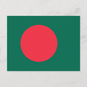Carte postale Drapeau Bangladesh