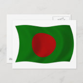 Carte postale Drapeau Bangladesh (Devant / Derrière)