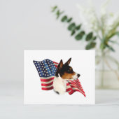 Carte Postale Drapeau Basenji (Debout devant)