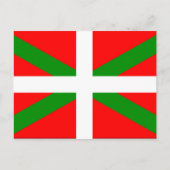 Carte Postale Drapeau basque (Devant)