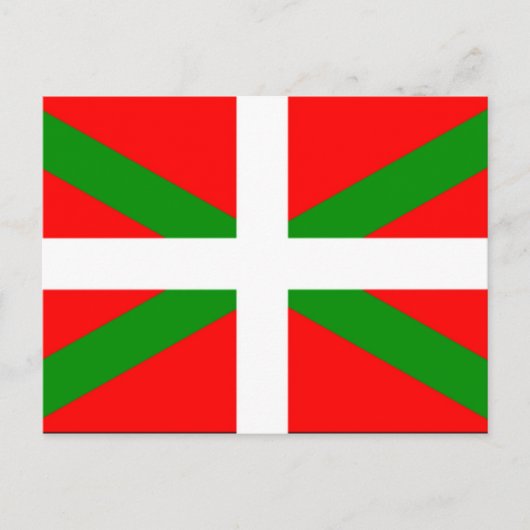 Carte Postale Drapeau basque (Devant)