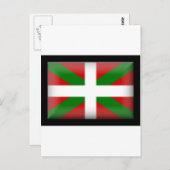 Carte Postale Drapeau basque País Vasco (Devant / Derrière)