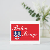 Carte postale Drapeau Baton Rouge (Debout devant)