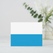 Carte Postale Drapeau bavarois (Debout devant)