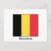 Carte Postale Drapeau belge (Devant)