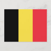 Carte Postale Drapeau belge (Devant)