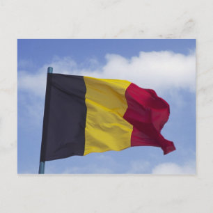 Carte Postale drapeau belge RF)