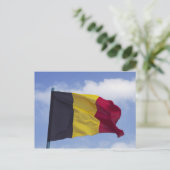 Carte Postale drapeau belge RF) (Debout devant)