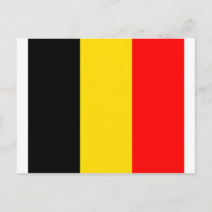 Carte Postale Drapeau Belgique