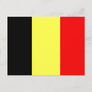 Carte Postale Drapeau Belgique