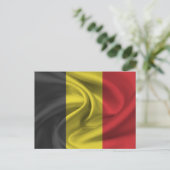 Carte Postale Drapeau Belgique (Debout devant)