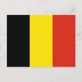 Carte postale Drapeau Belgique (Devant)