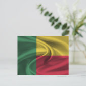 Carte Postale Drapeau Bénin (Debout devant)