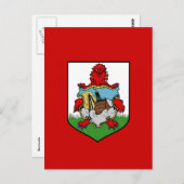 Carte Postale drapeau bermuda (Devant / Derrière)