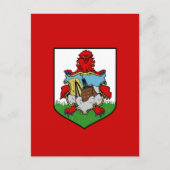 Carte Postale drapeau bermuda (Devant)