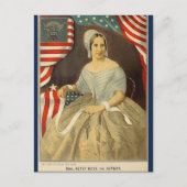 Carte Postale Drapeau Betsy Ross et phoque (Devant)