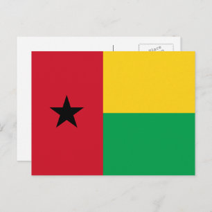 Carte Postale Drapeau Bissau-Guinée, Drapeau de la Guinée-Bissau