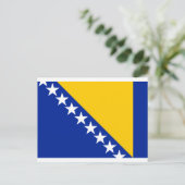 Carte Postale Drapeau bosniaque, Drapeau de Bosnie-Herzégovine (Debout devant)