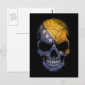 Carte Postale Drapeau bosniaque personnalisable (Devant / Derrière)
