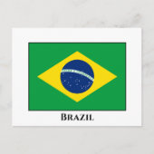Carte Postale Drapeau Brésil (Brésil) (Devant)