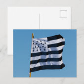 Carte Postale Drapeau breton (Devant / Derrière)