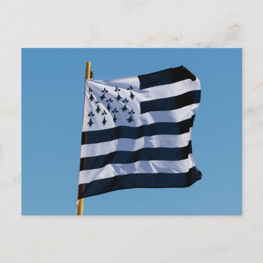 Carte Postale Drapeau breton (Devant)