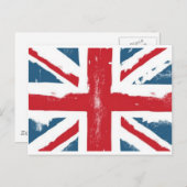 Carte Postale Drapeau britannique (Devant / Derrière)