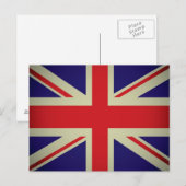 Carte Postale Drapeau britannique (Devant / Derrière)