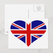 Carte Postale Drapeau britannique (Devant / Derrière)