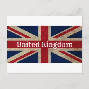 Carte Postale Drapeau britannique en détresse